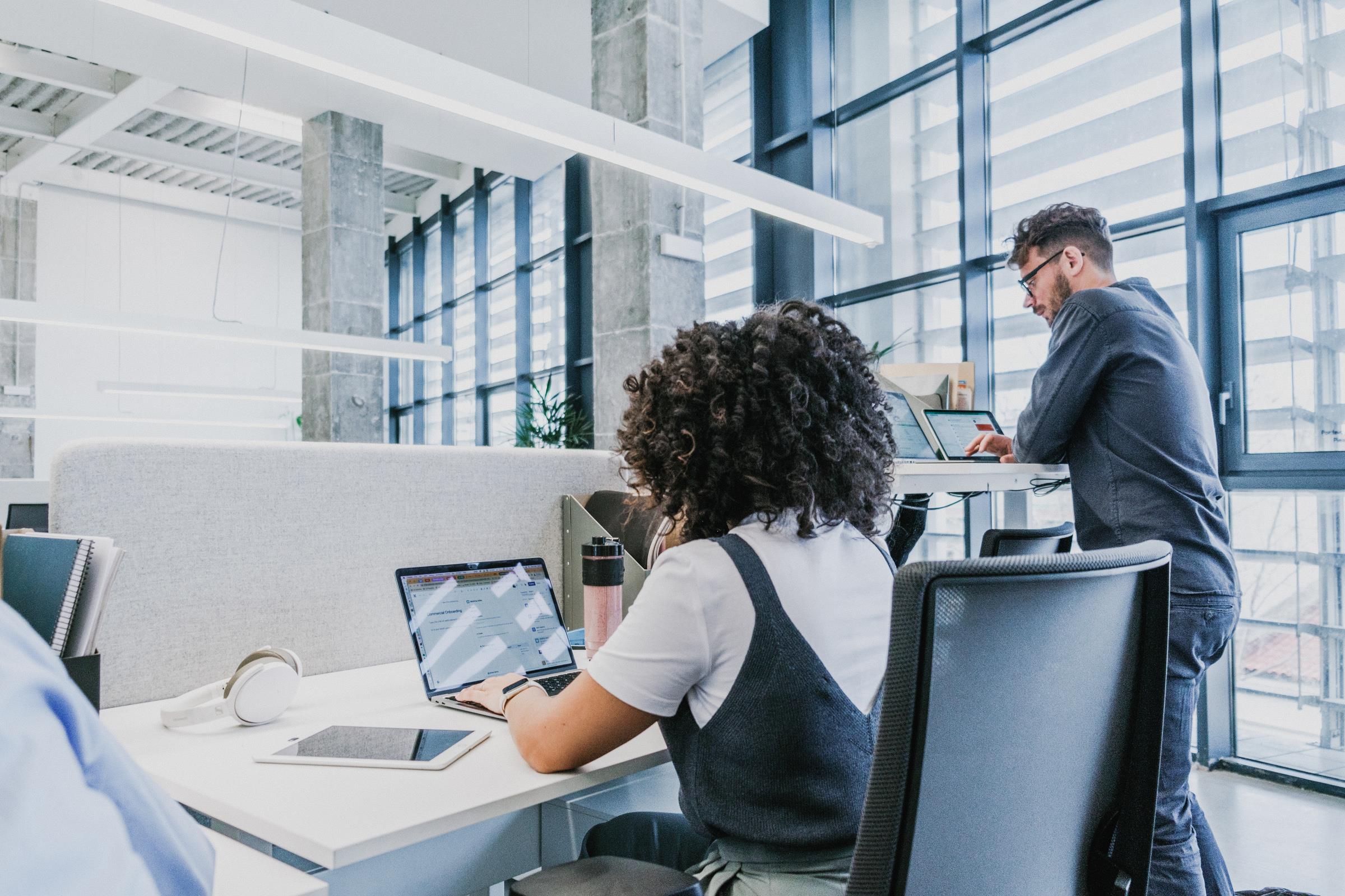 Enterprise executives working in an office